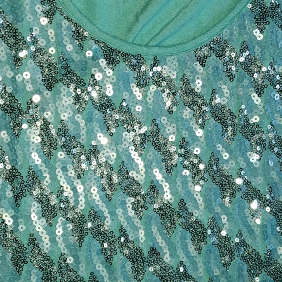 Charlotte Russe XL sequins tank top - Picture 4 of 5